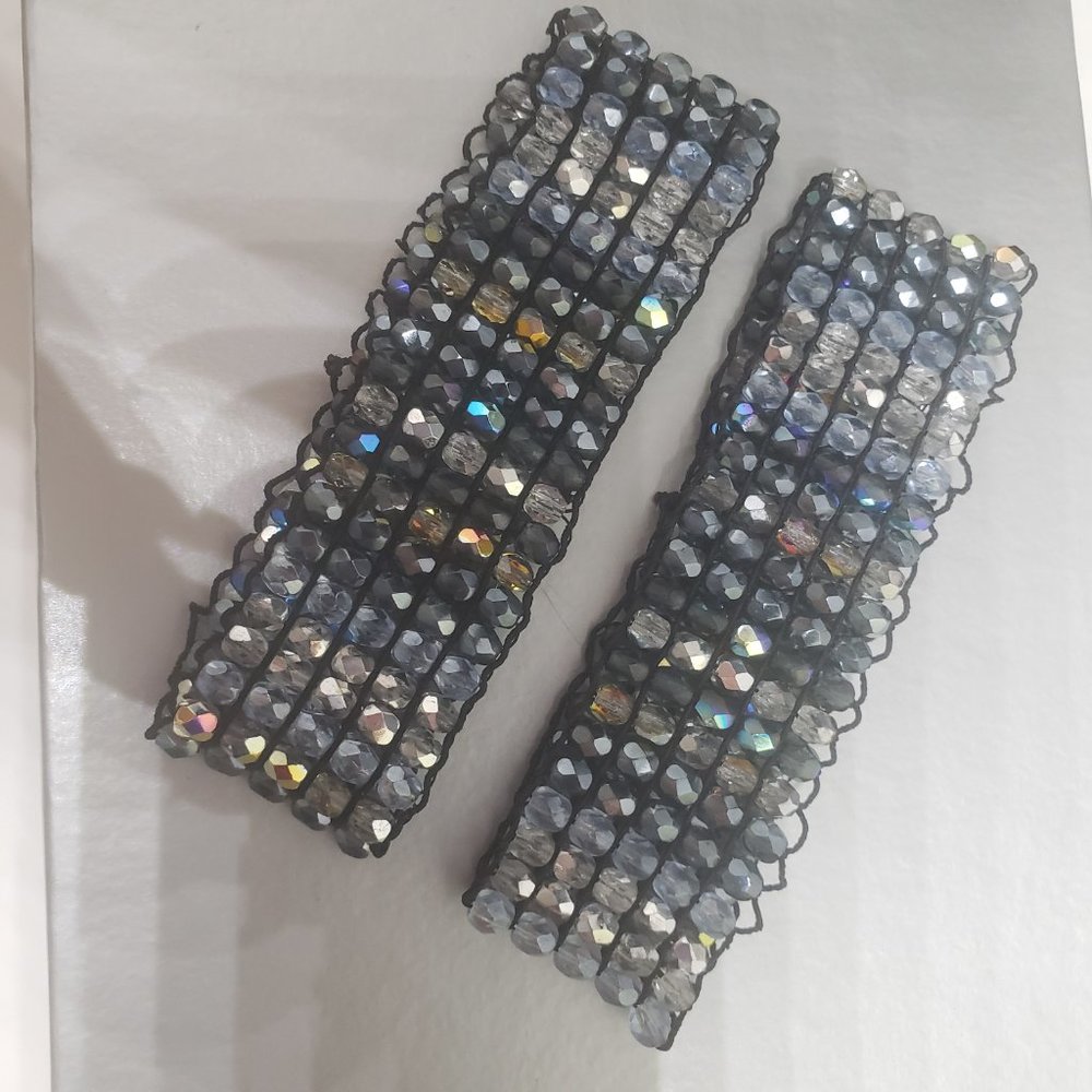 2 Rhinestone Stretch Bracelets - Picture 3 of 4